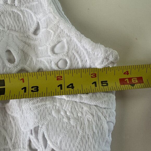 Banana Republic White Lace Eyelet Sheath Dress SIze 4 NWT - Picture 5 of 14